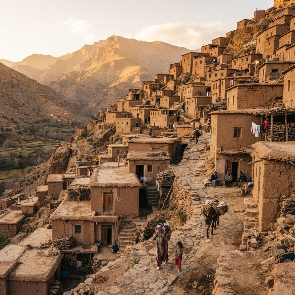 Real Berber village life